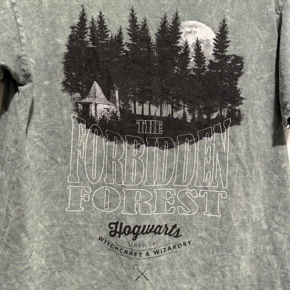 Wizarding World Of Harry Potter Forbidden Forest T Shirt Mens Large - Picture 2 of 5